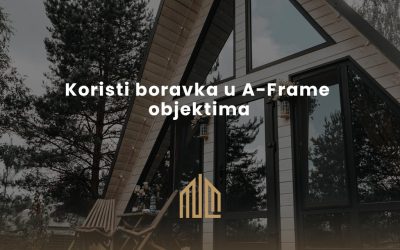 Koristi boravka u A-Frame objektima: Priroda, manje stresa, više sreće